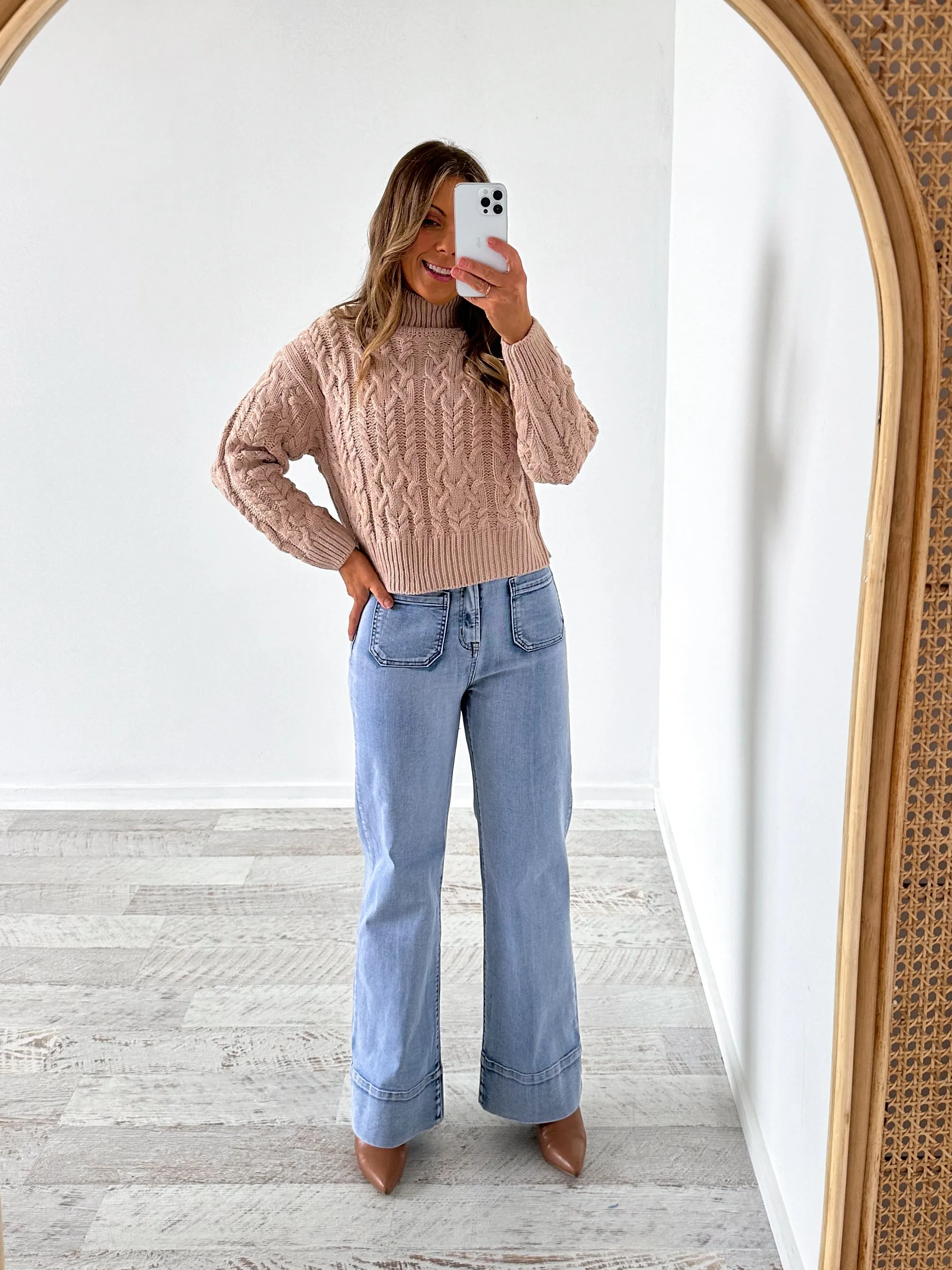 Denny Knit - Dusty Pink