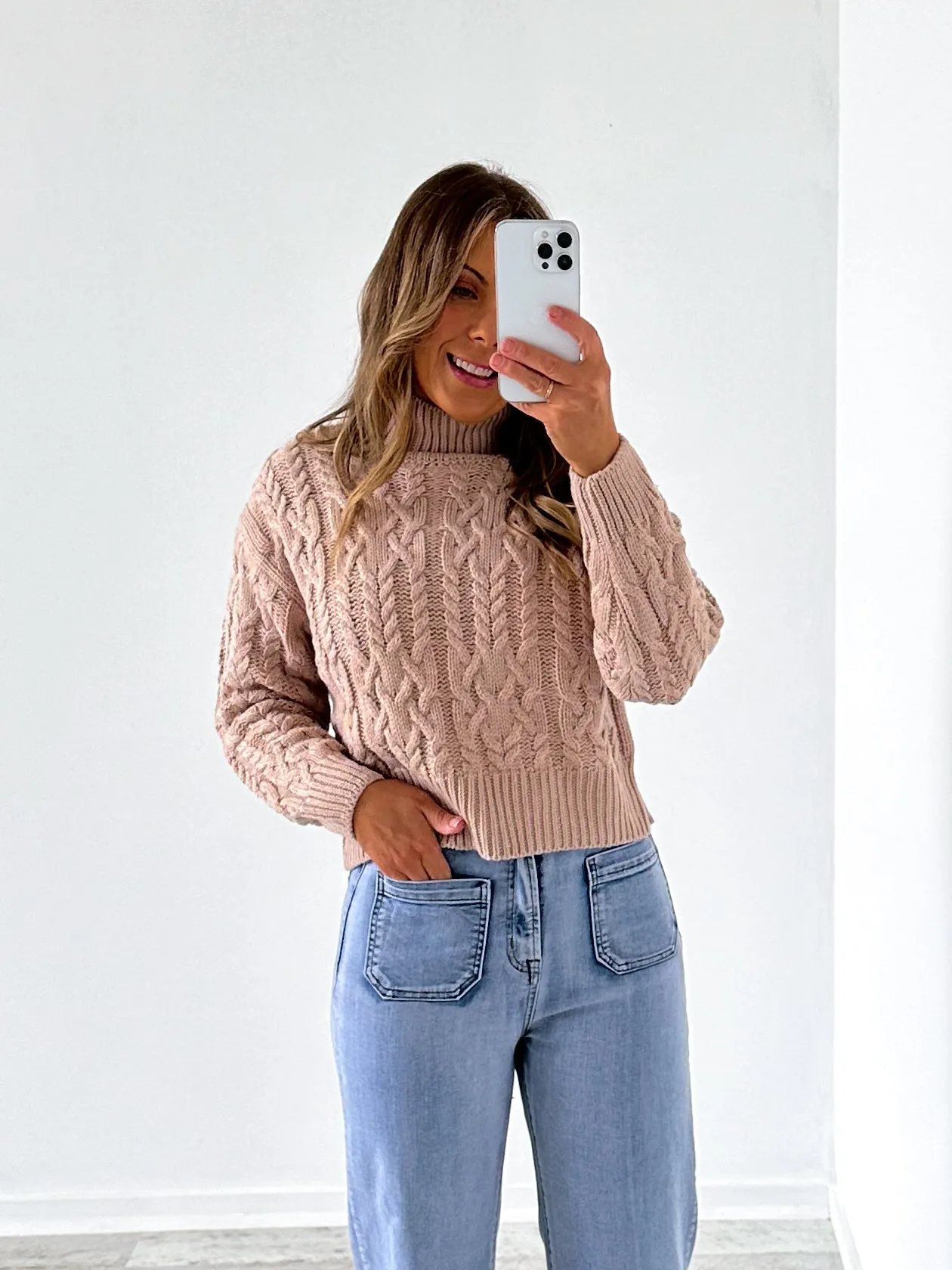 Denny Knit - Dusty Pink