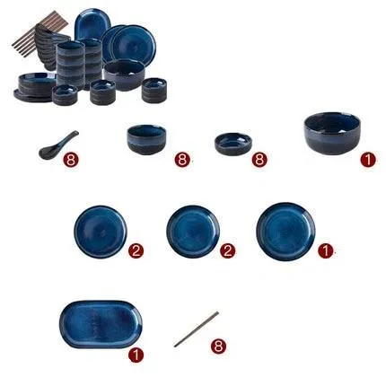 Dinnerware Set Utsugi (5 Sets)