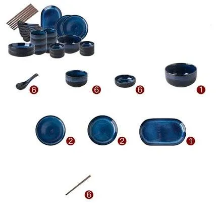 Dinnerware Set Utsugi (5 Sets)