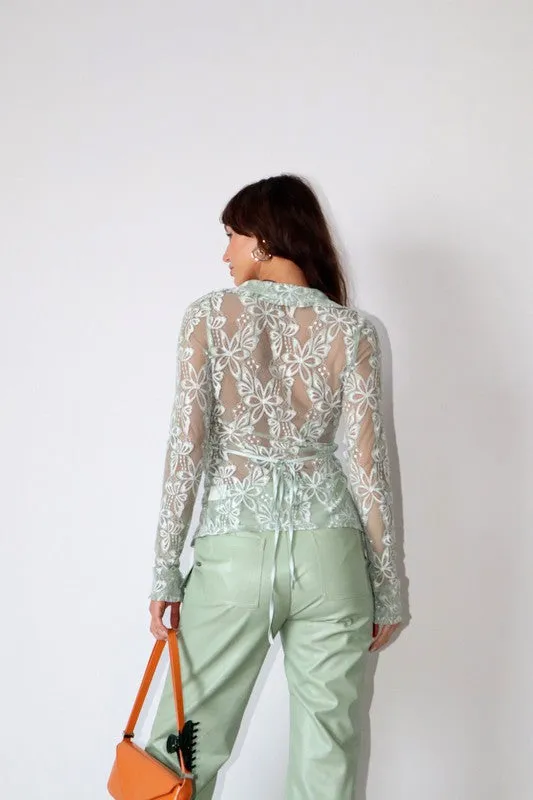 DRAWN TO YOU LACE TOP