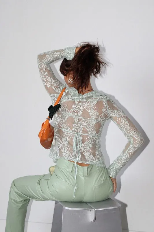 DRAWN TO YOU LACE TOP