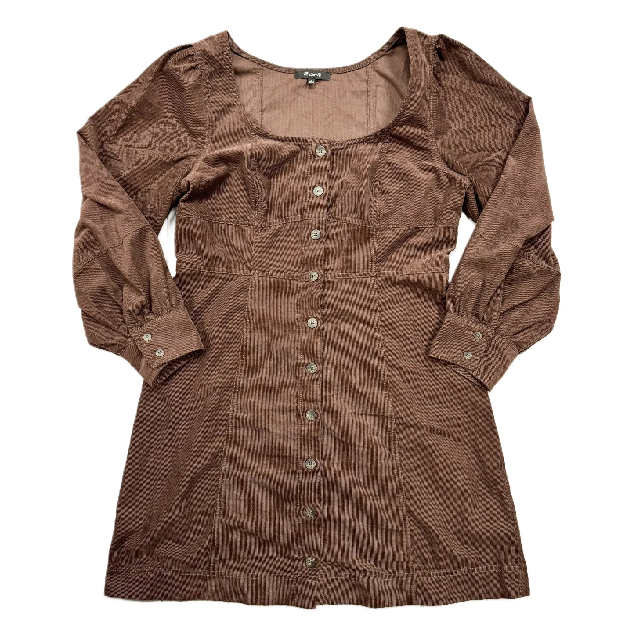 Dress Casual Short By Madewell In Brown, Size: M