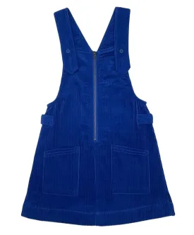 dress corduroy pinafore - royal blue
