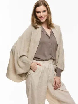 Ecru Wearable Cashmere Wrap
