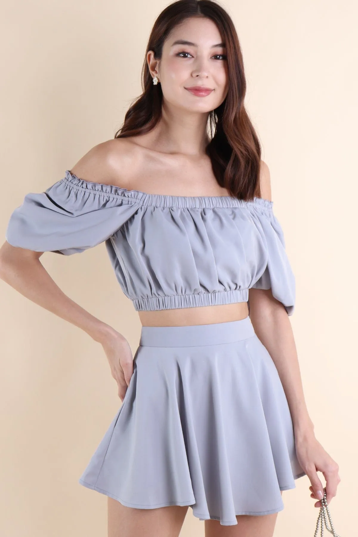ELLAMAE 2-PC SKORTS SET IN PERIWINKLE