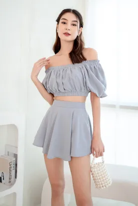 ELLAMAE 2-PC SKORTS SET IN PERIWINKLE