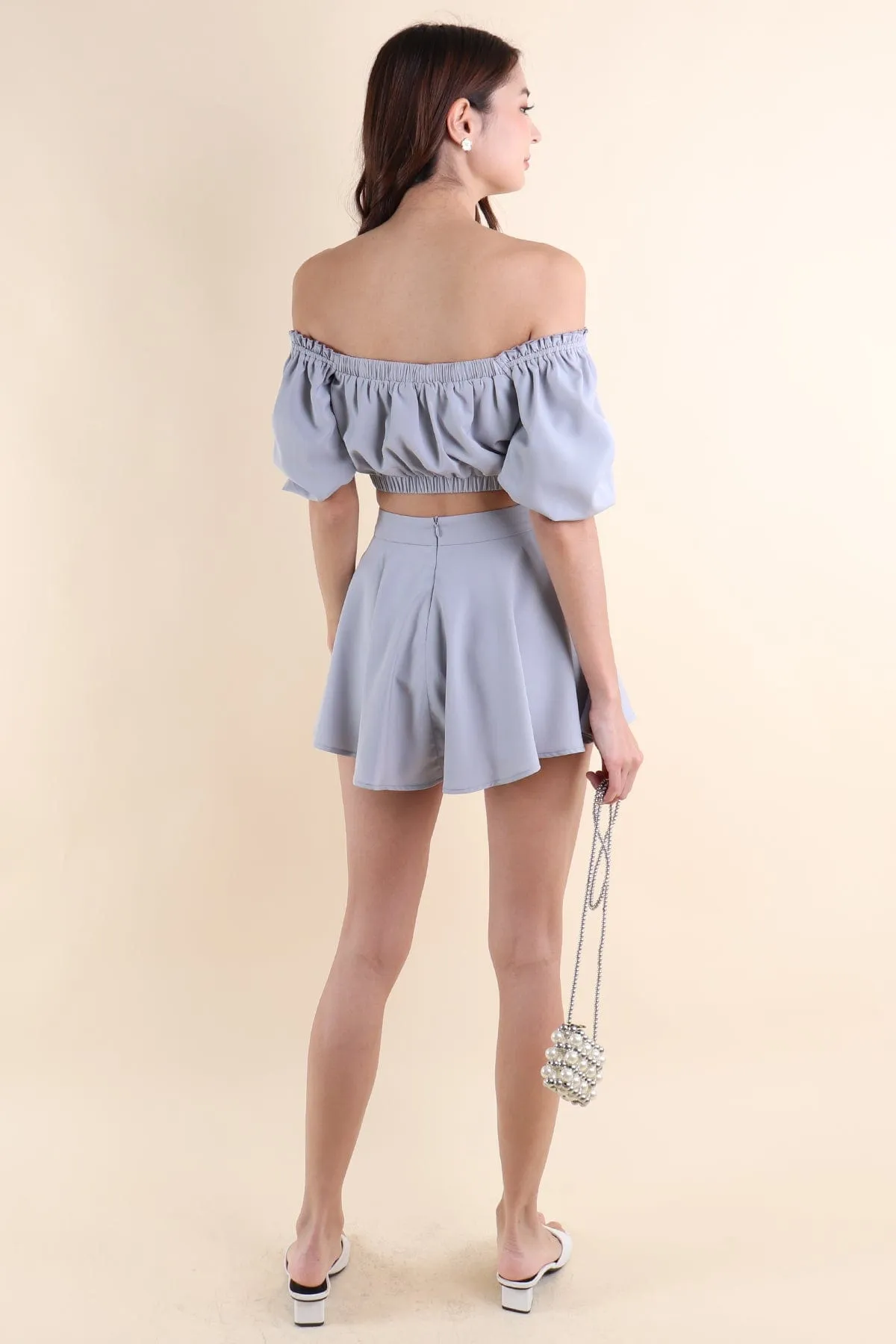 ELLAMAE 2-PC SKORTS SET IN PERIWINKLE