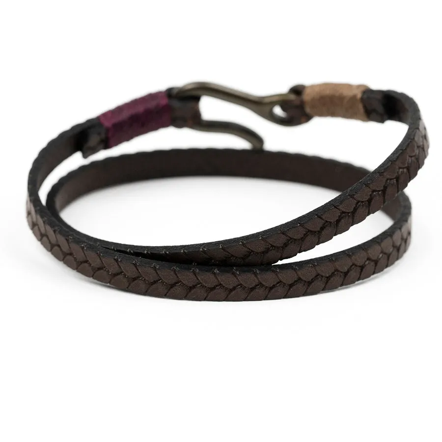 Embossed Braid Double Wrap