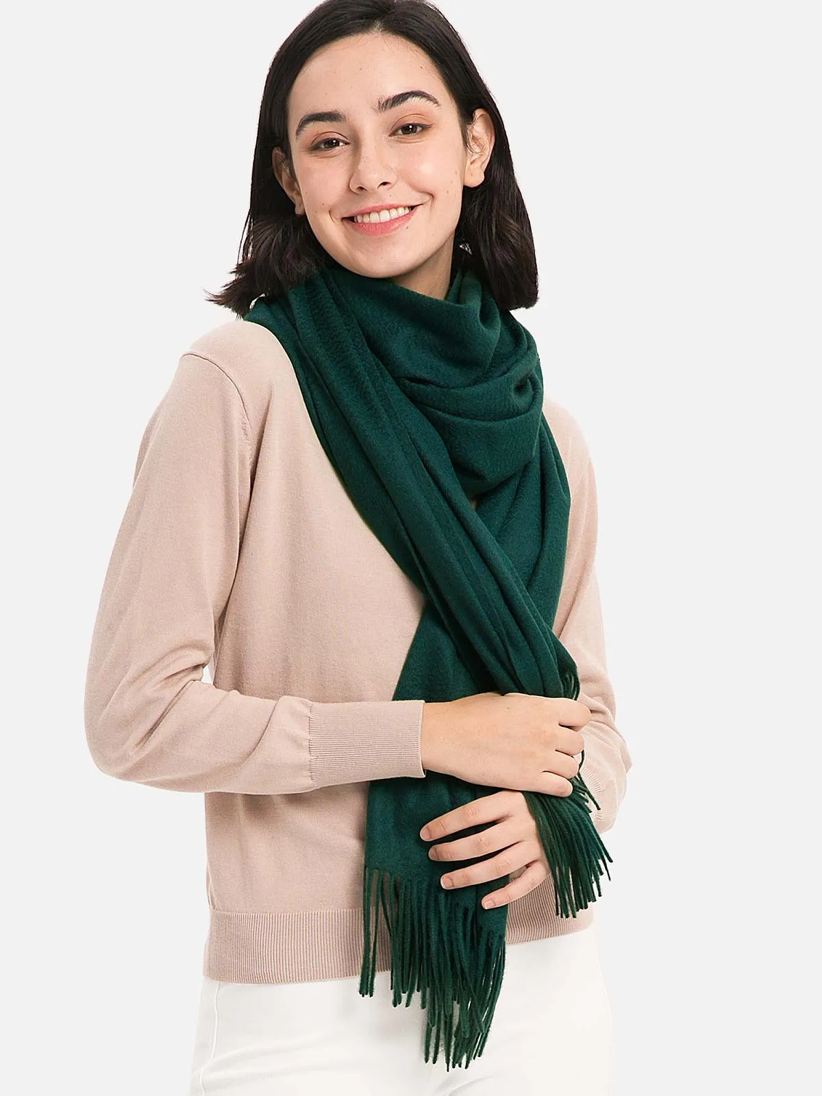 Emerald Green Cashmere Wrap