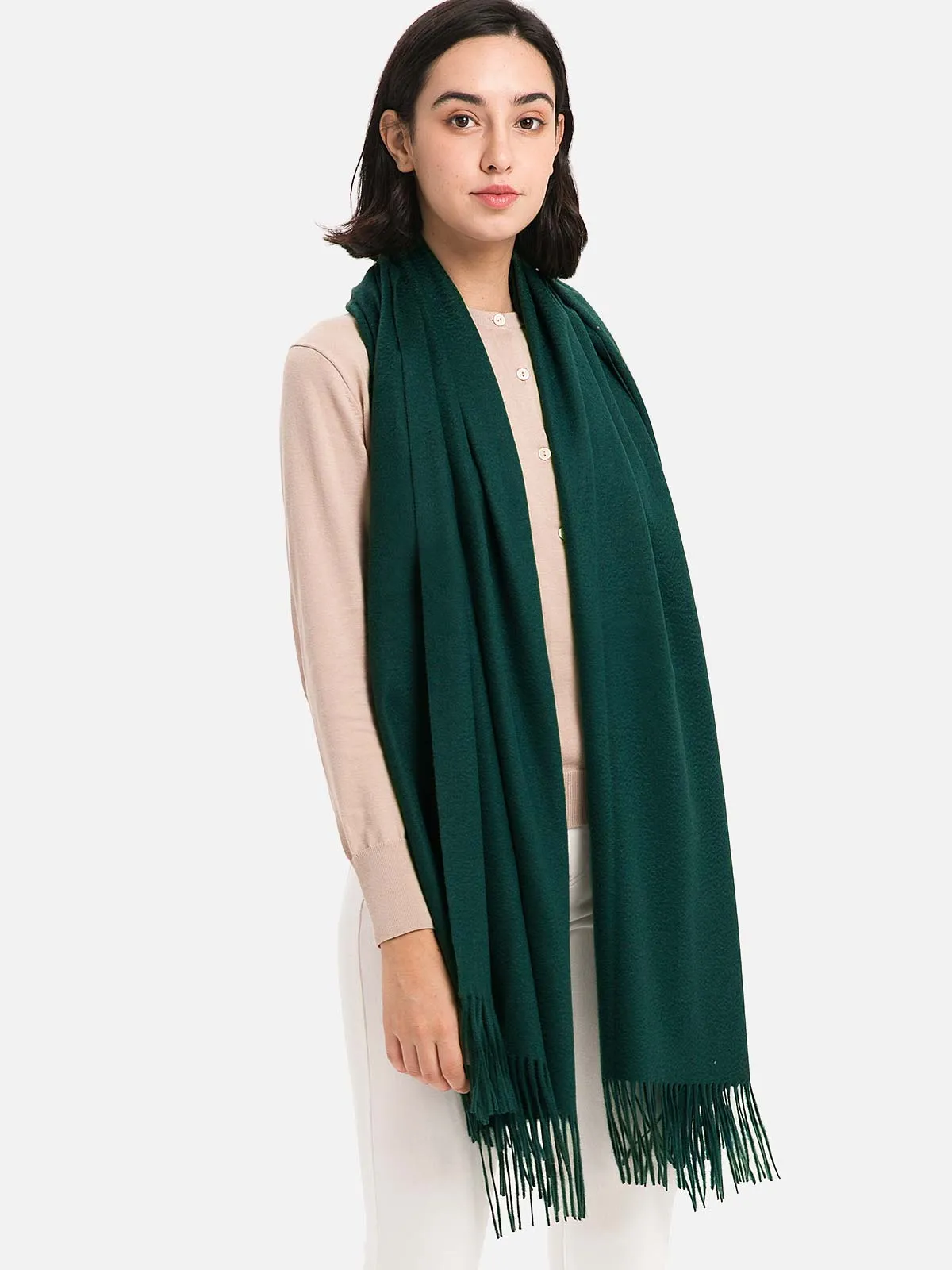 Emerald Green Cashmere Wrap