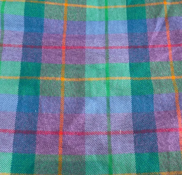 Fable Plaid Flannel Dog Bow Tie