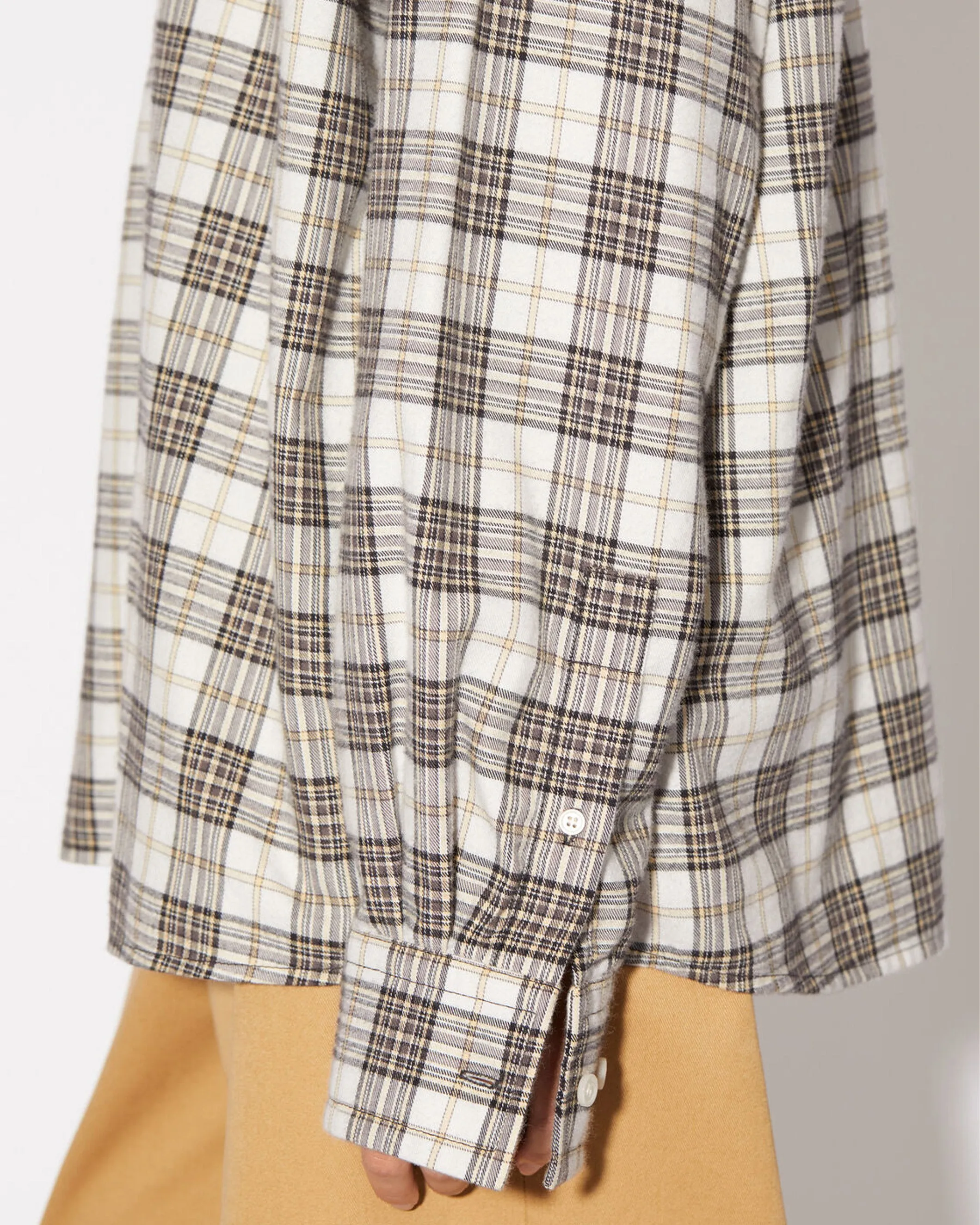 Flannel Check Face Shirt