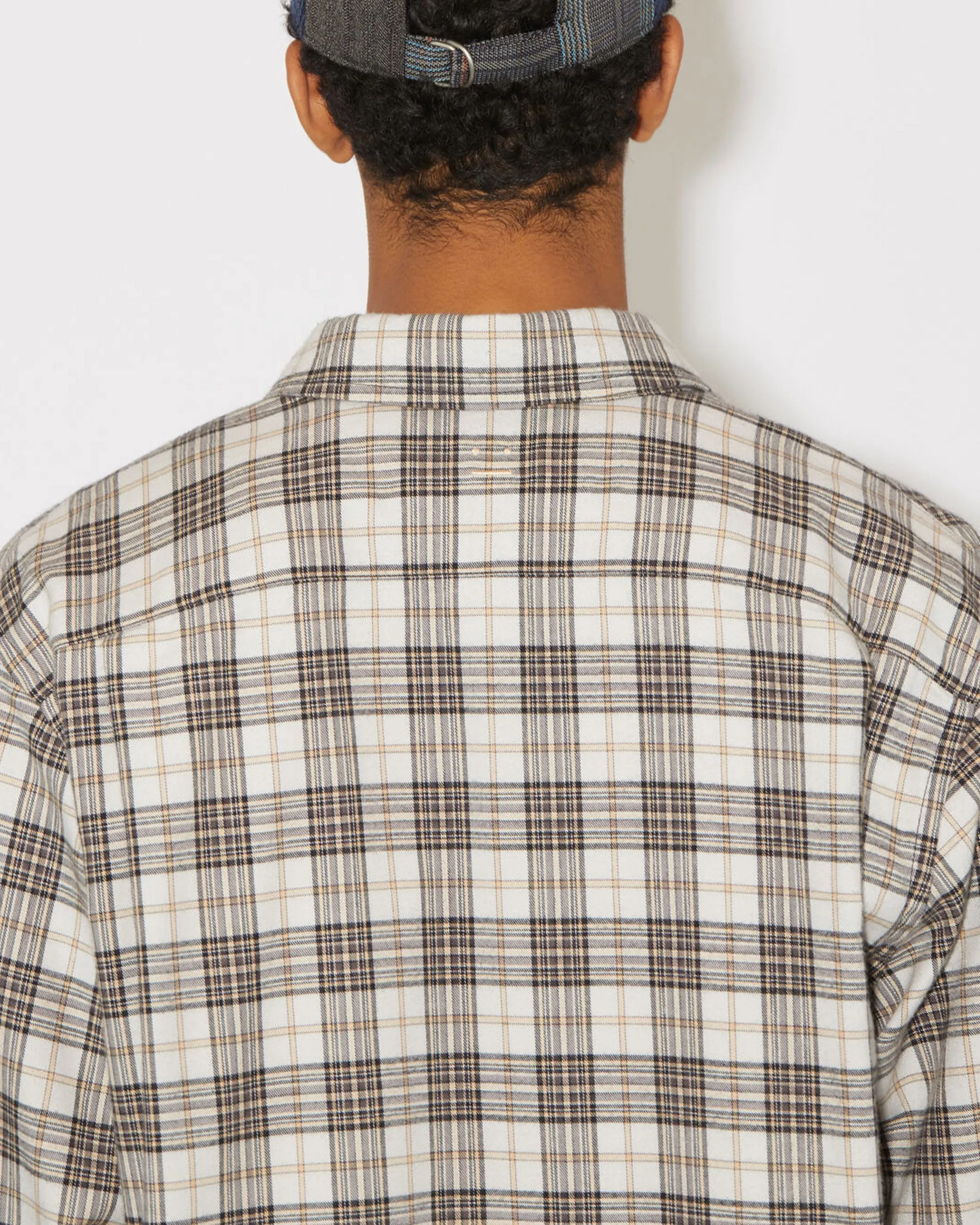 Flannel Check Face Shirt