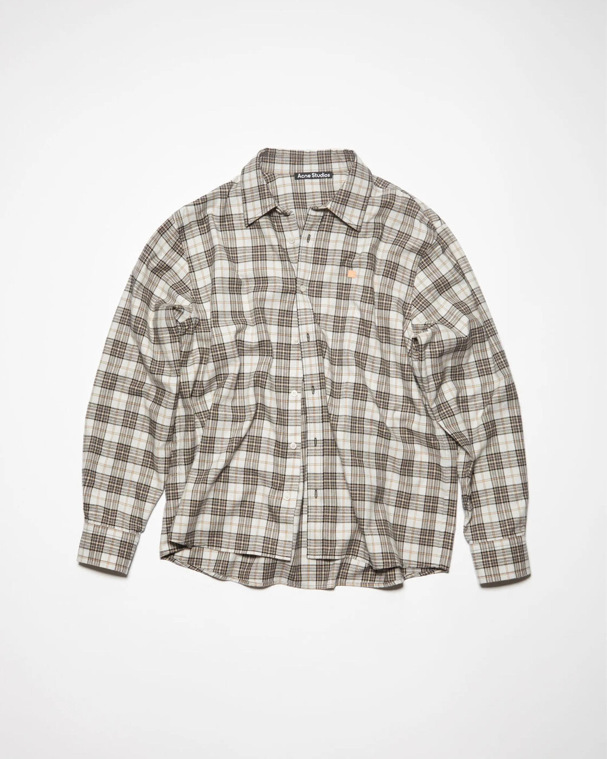 Flannel Check Face Shirt
