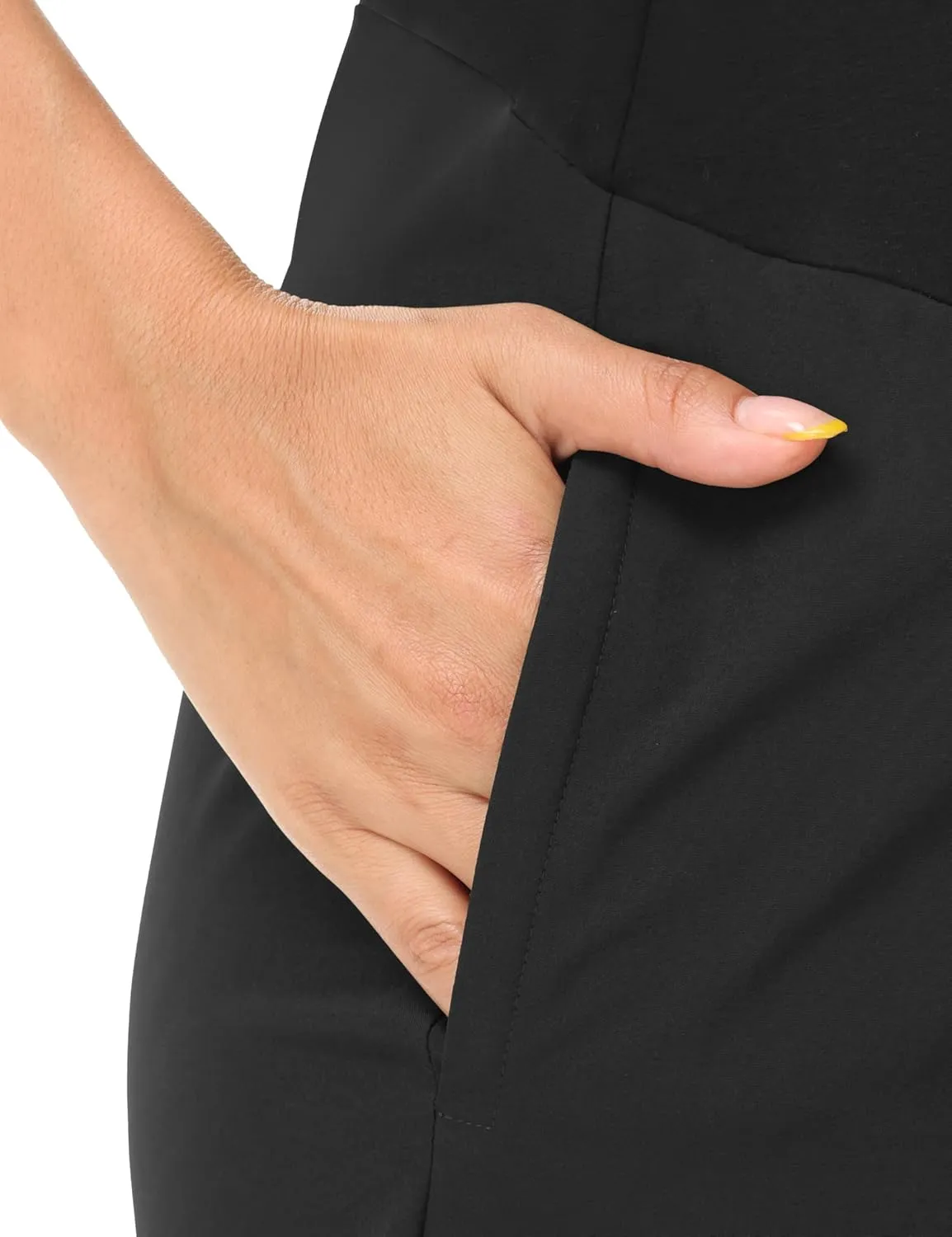 Foucome Women's Maternity Work Pants Comfy Casual Pregnancy Scrub Pants Straight Leg Workwear Scrubs