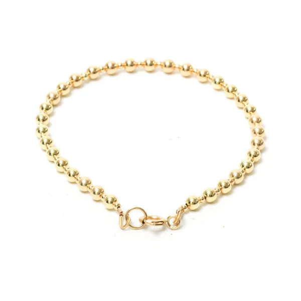 Gold Bead Bracelet
