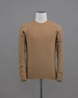 Gran Sasso Brushed Wool Crew Neck / Beige