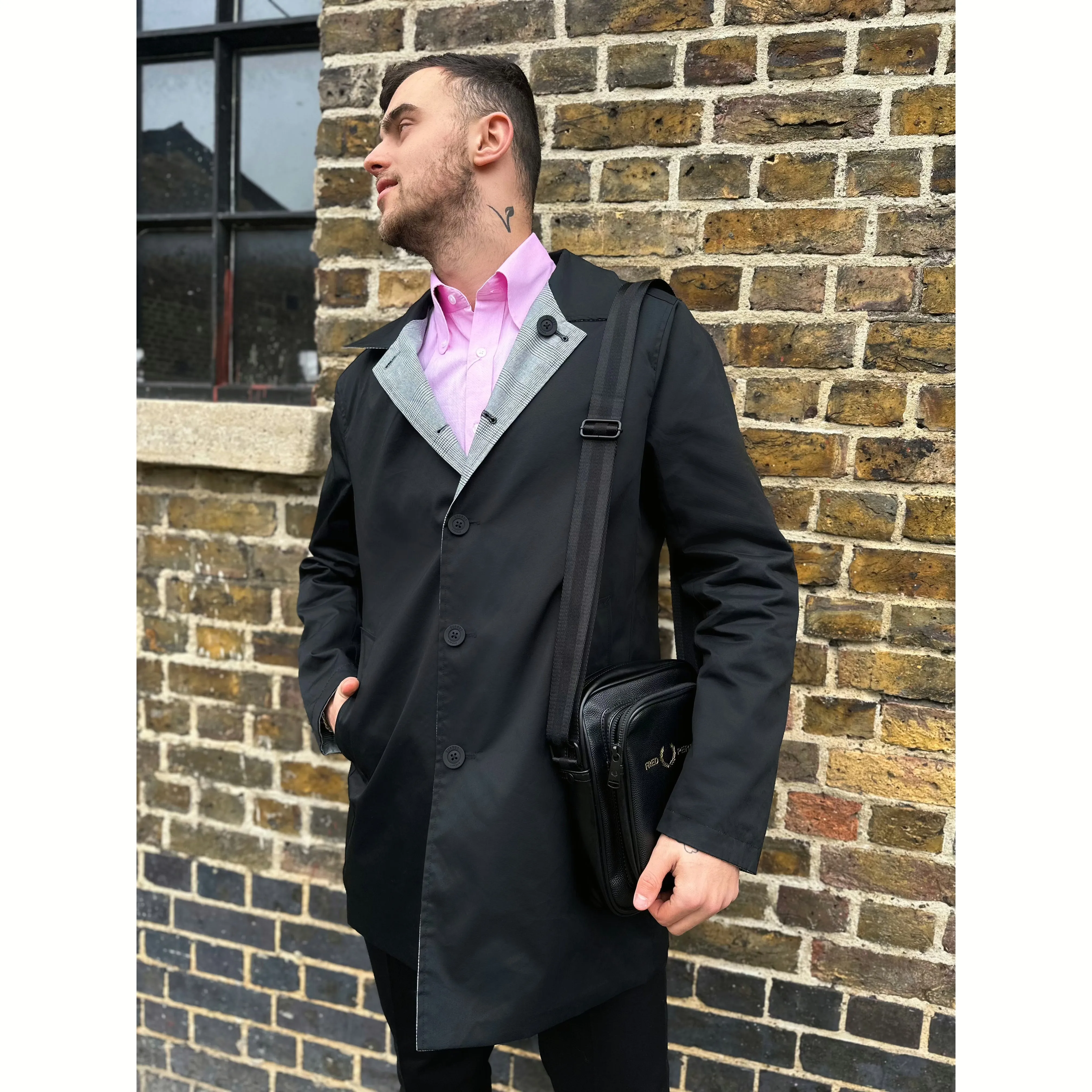 Guards - Montague Reversible Prince of Wales / Black - Raincoat