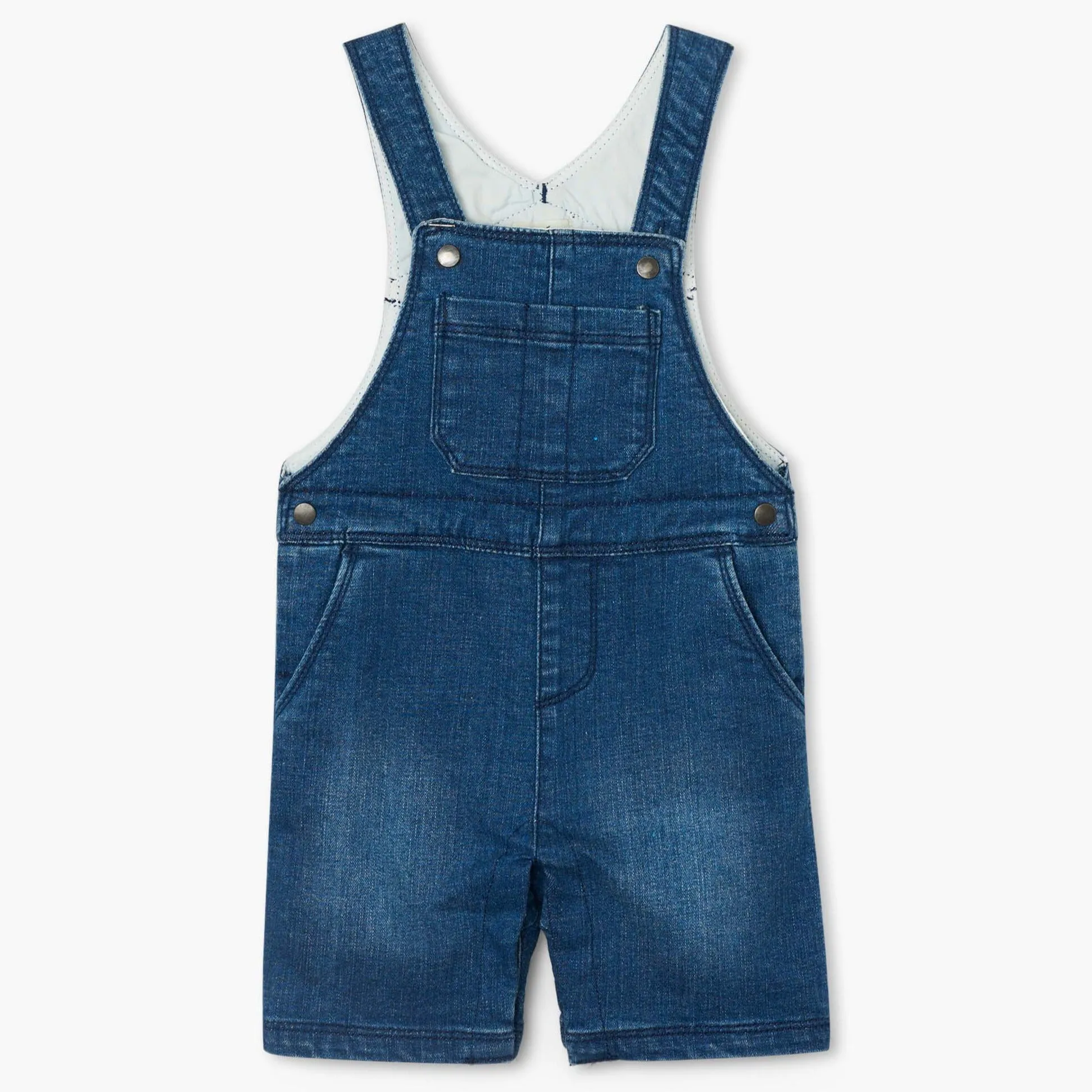 Hatley Denim Baby Short Overalls