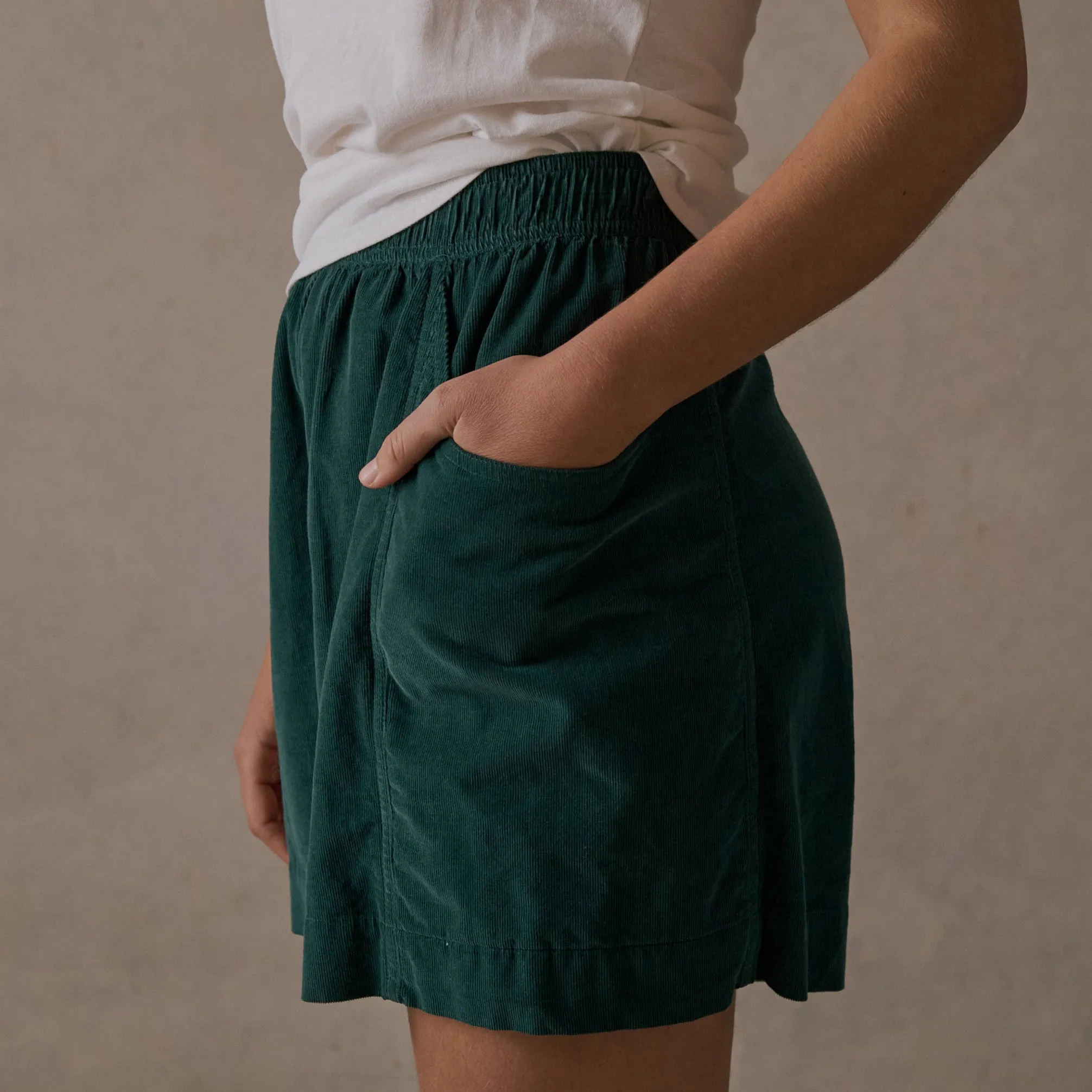 Hip Pocket Cord Shorts