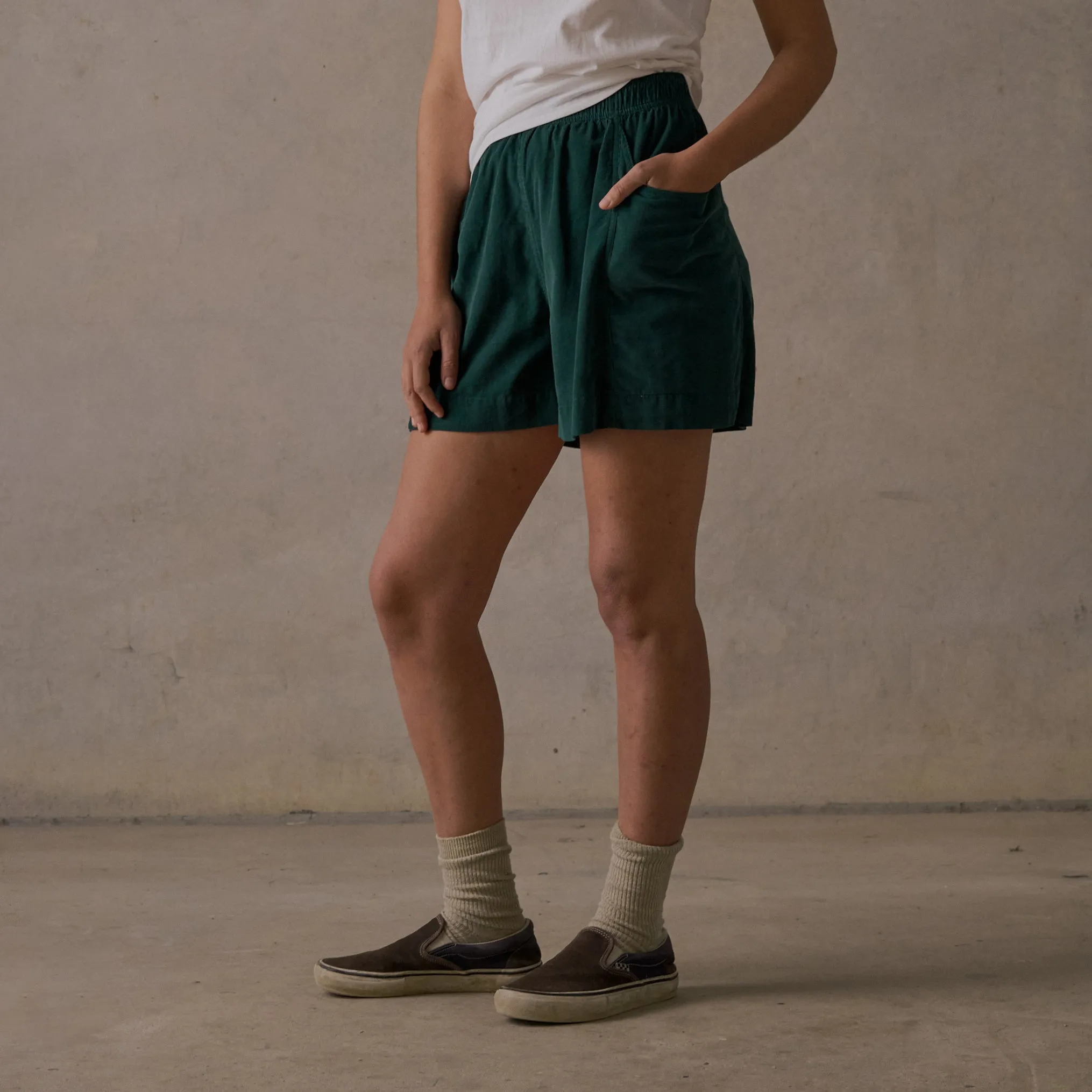 Hip Pocket Cord Shorts