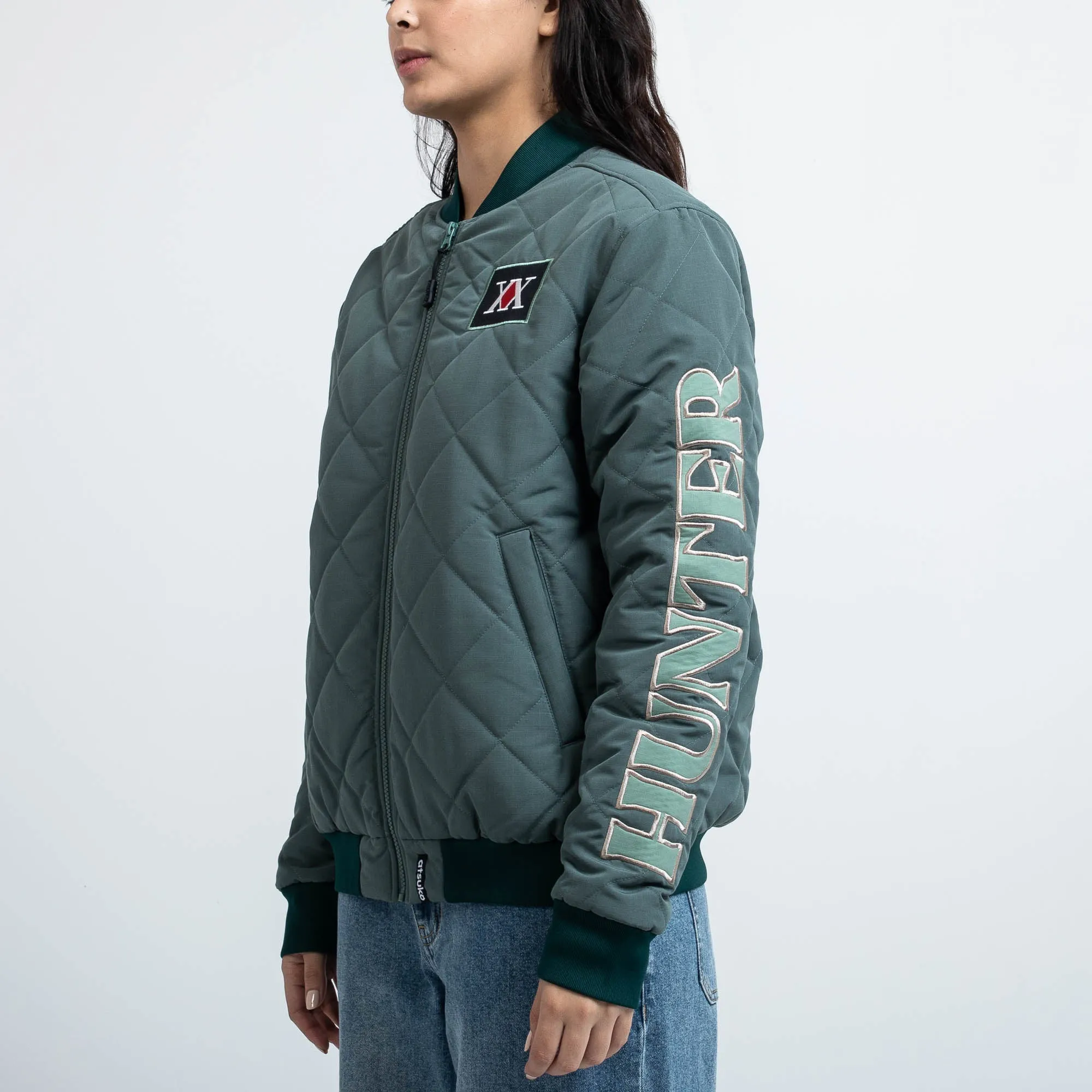 Hunter Association Quilted Bomber Jacket