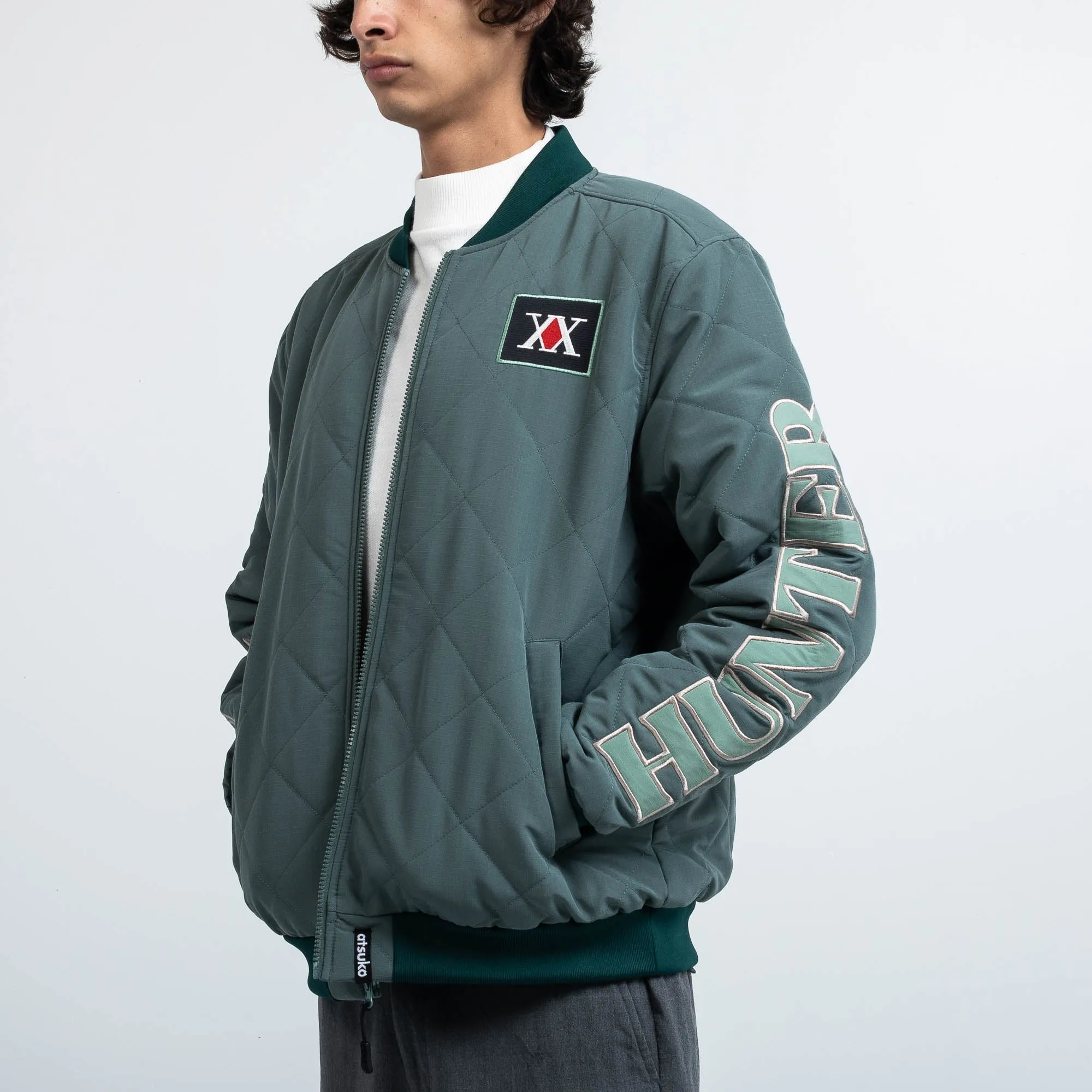 Hunter Association Quilted Bomber Jacket