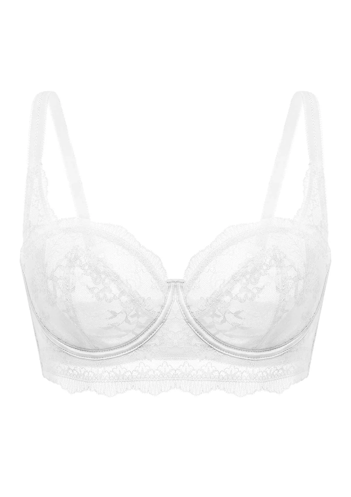 I Do | Petite Floral Lace Unlined Bra