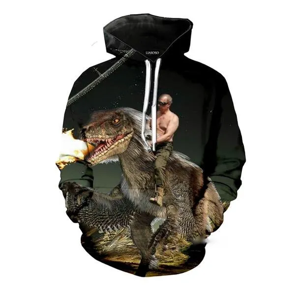 In Russia Putin Trades Bear for Fire Breathing DRagon Three Options  3D Print T-shirt Hoodie or Sweatshirt