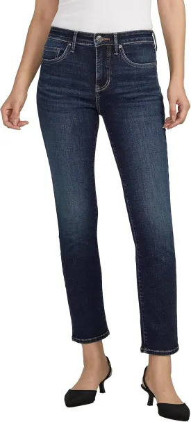 JAG Women's Cassie Mid Rise Slim Straight Leg Jeans & Pants-Legacy