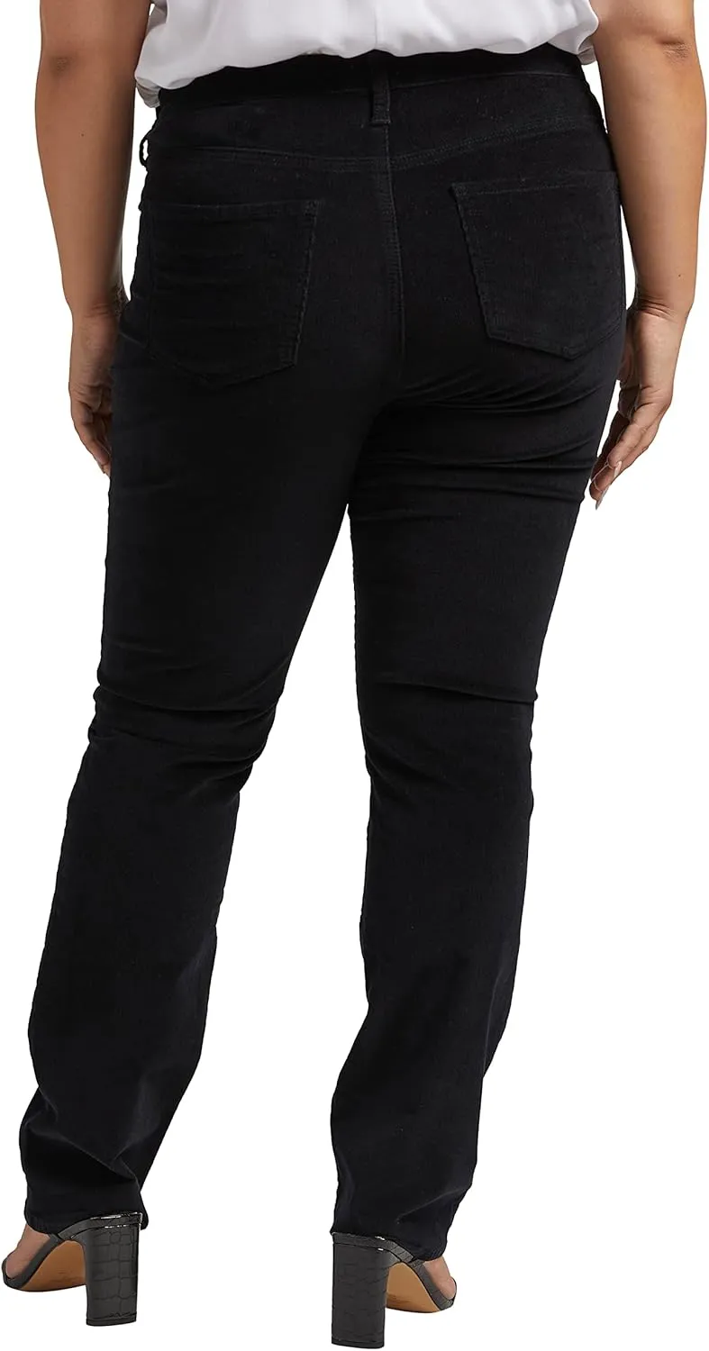 JAG Women's Plus Size Ruby Mid Rise Straight Leg Pants-Legacy