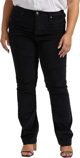 JAG Women's Plus Size Ruby Mid Rise Straight Leg Pants-Legacy