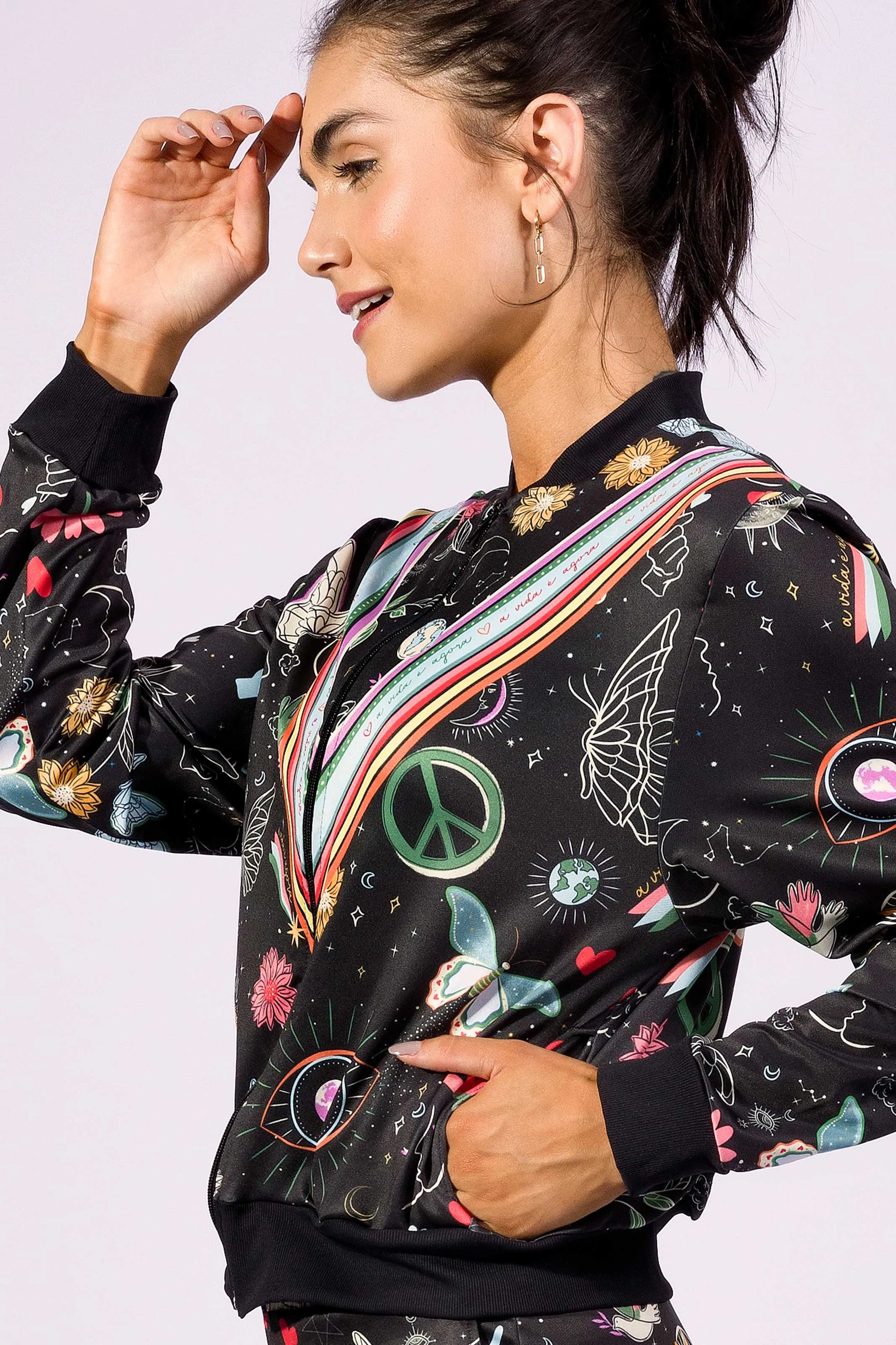 Jaqueta Bomber Vibre Amor