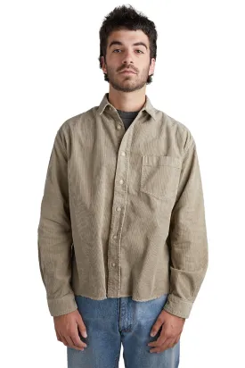John Elliott Corduroy Hemi Shirt 'Bark'