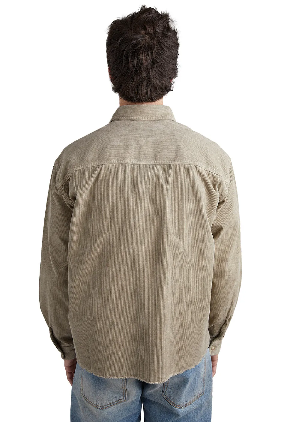 John Elliott Corduroy Hemi Shirt 'Bark'