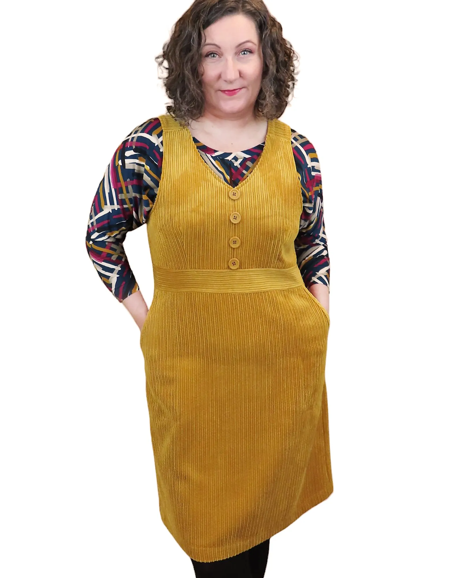 JONI Corduroy Jumper - GOLD