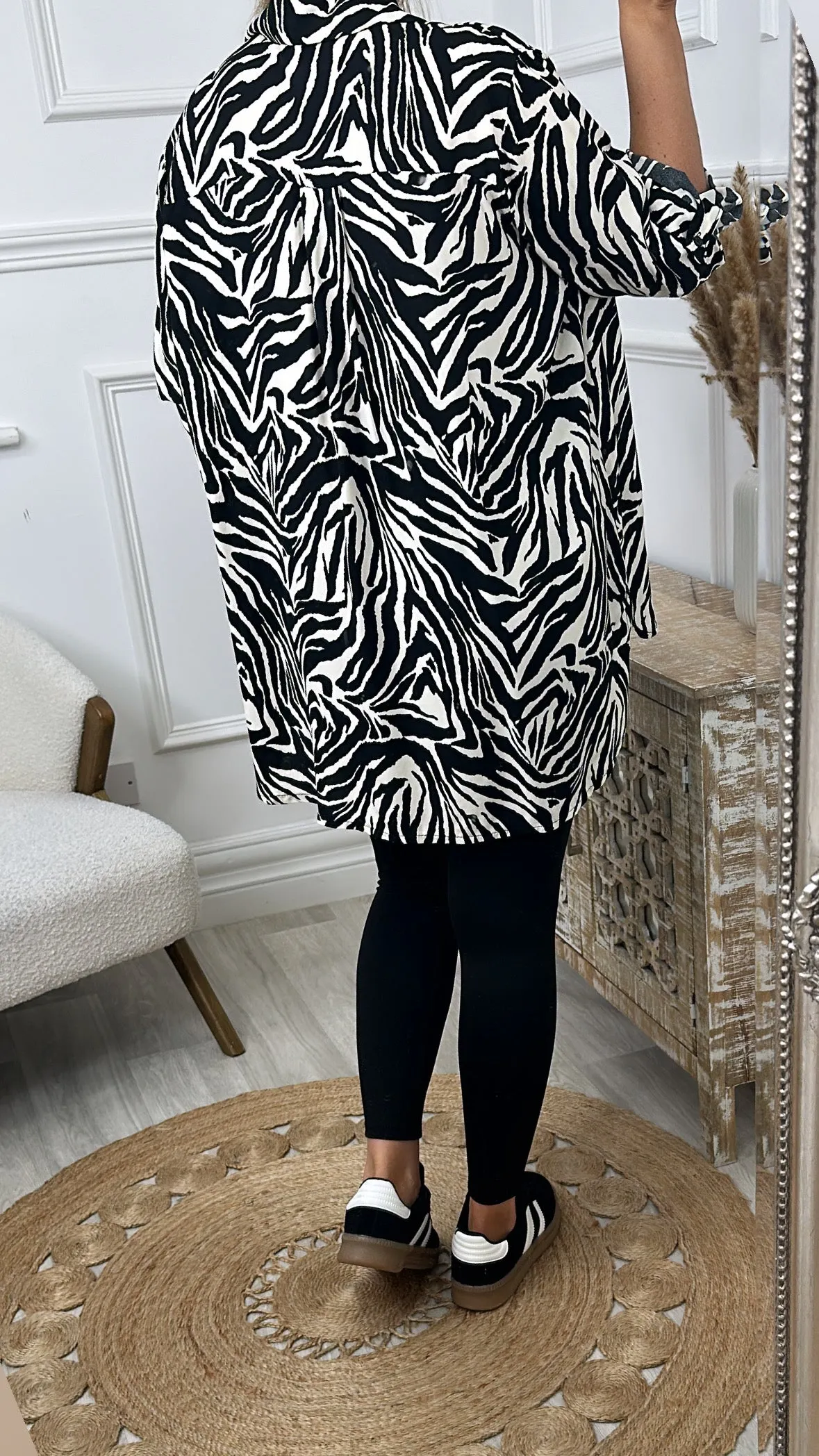 Judy Zebra Print Shirt