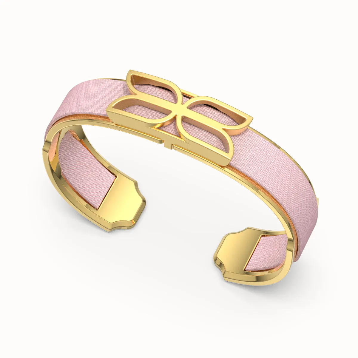 Kawung Silk Cuff - Shophouse Pink