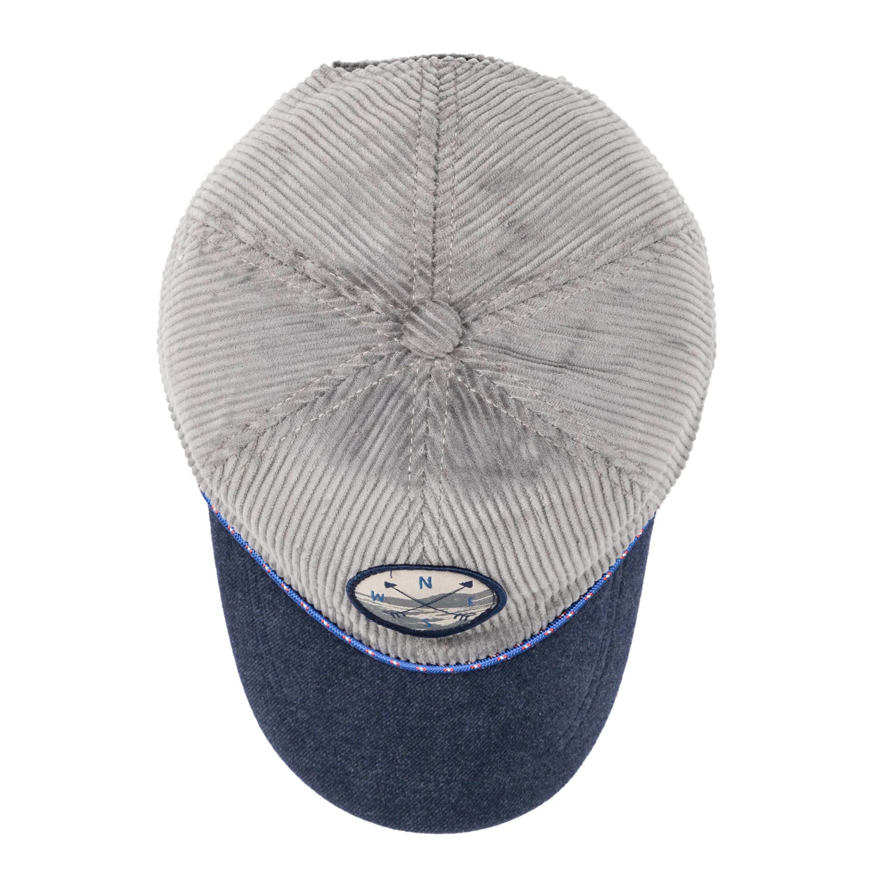 Kid's Corduroy Cap With Wool Brim