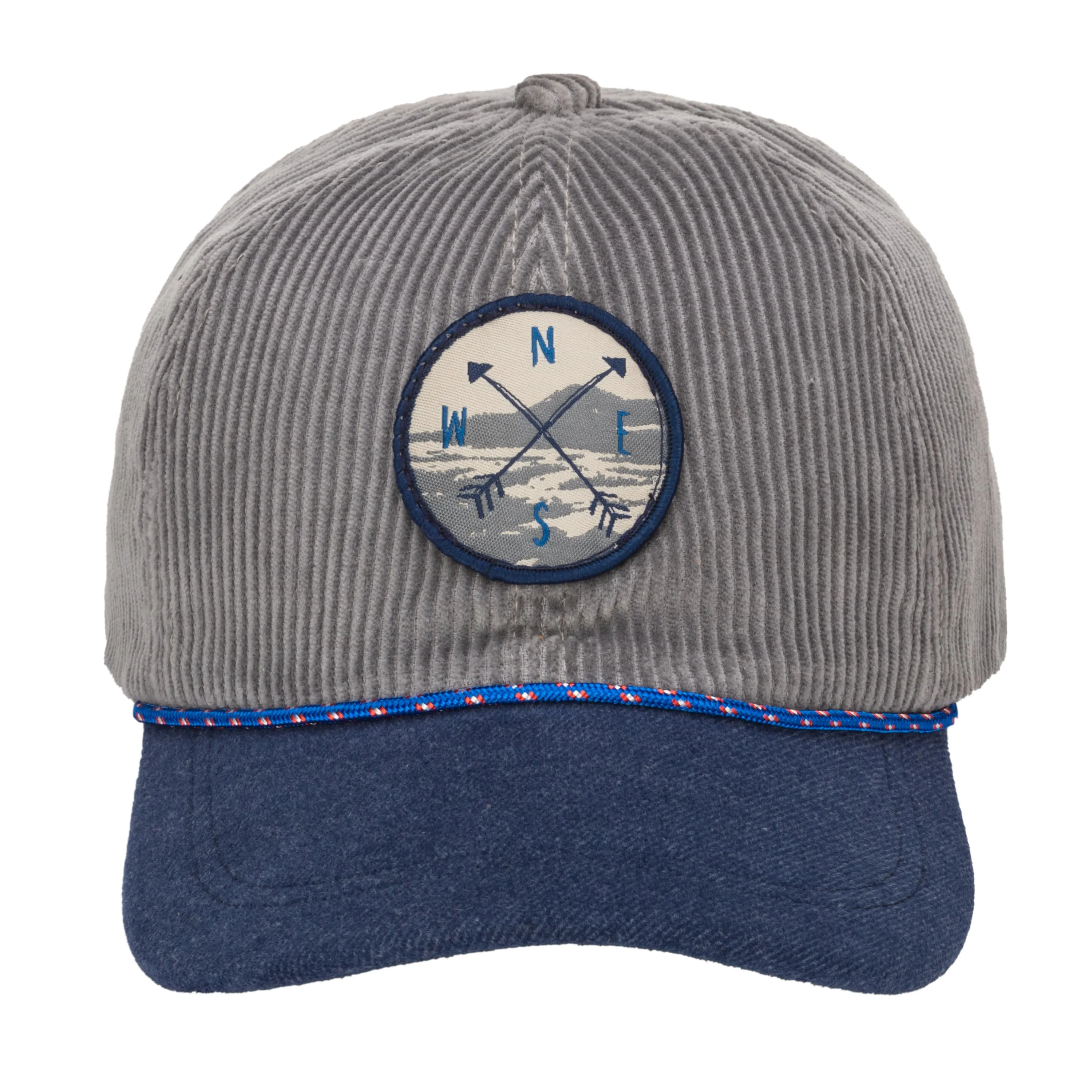 Kid's Corduroy Cap With Wool Brim