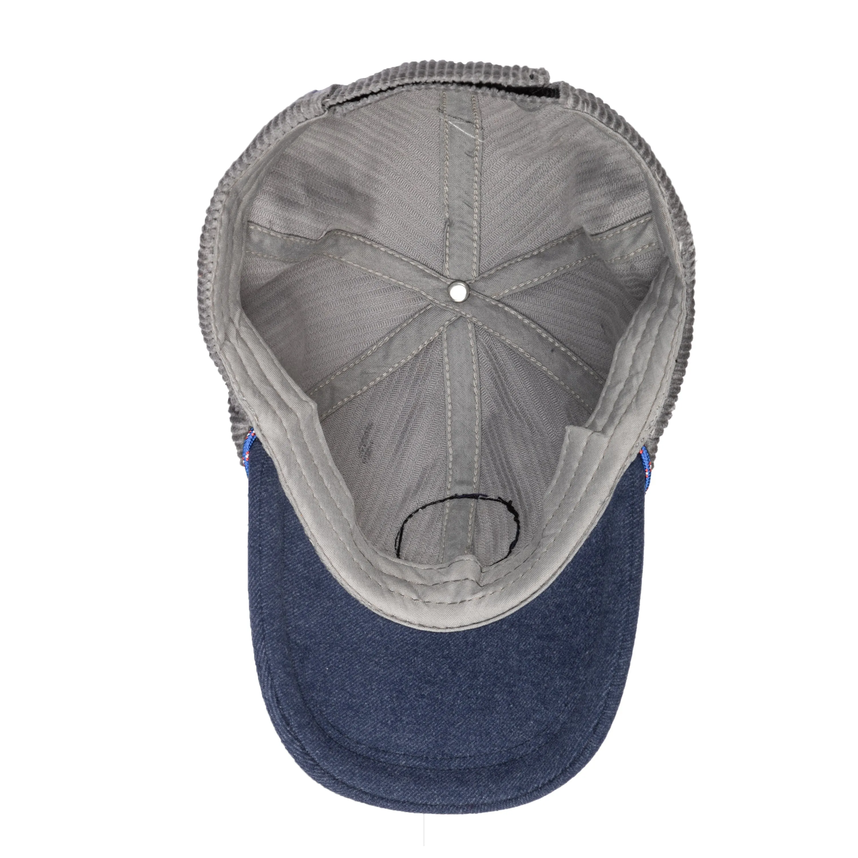 Kid's Corduroy Cap With Wool Brim
