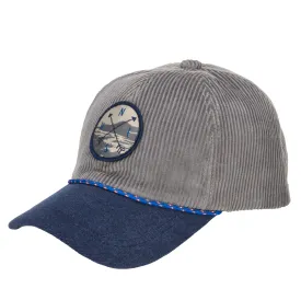 Kid's Corduroy Cap With Wool Brim