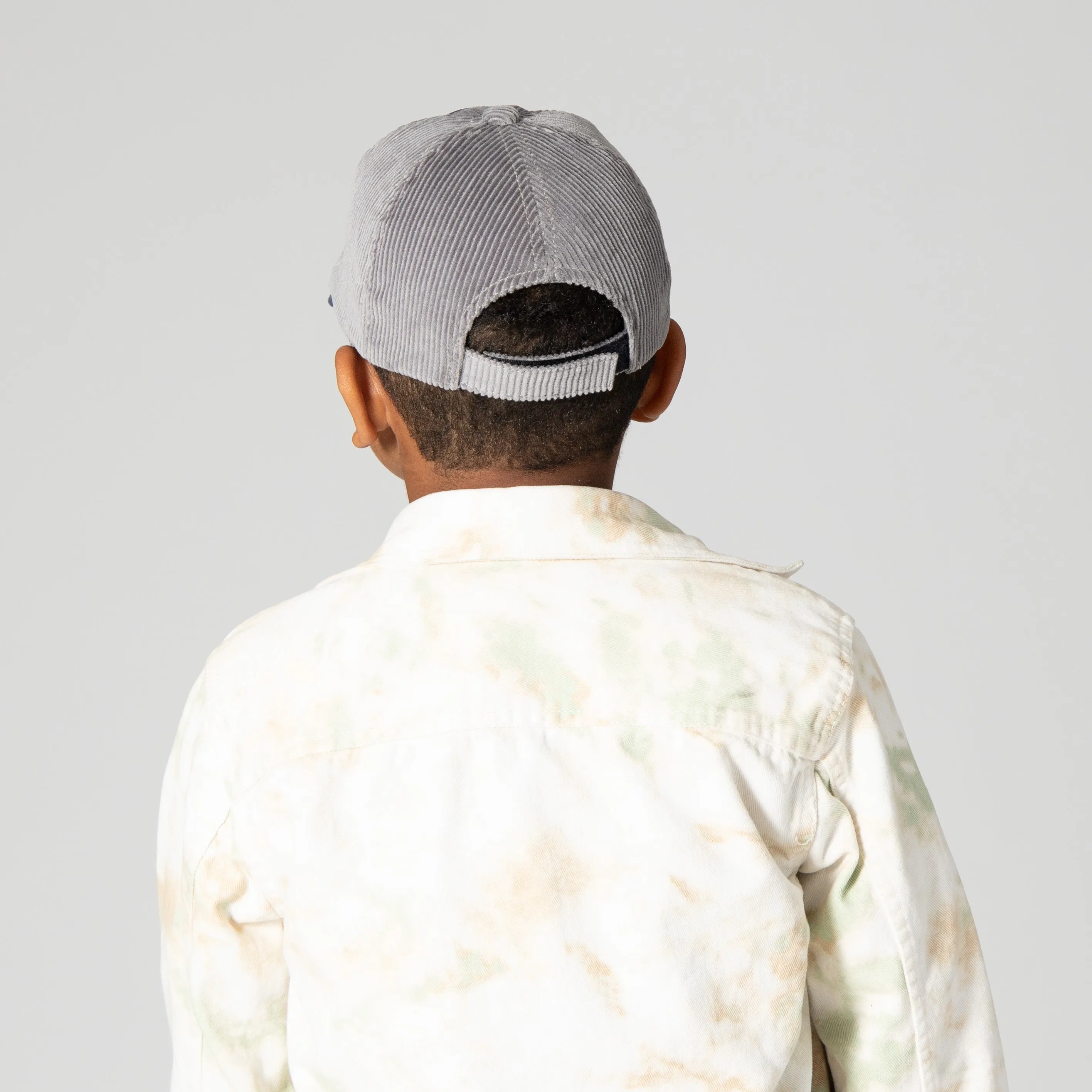 Kid's Corduroy Cap With Wool Brim