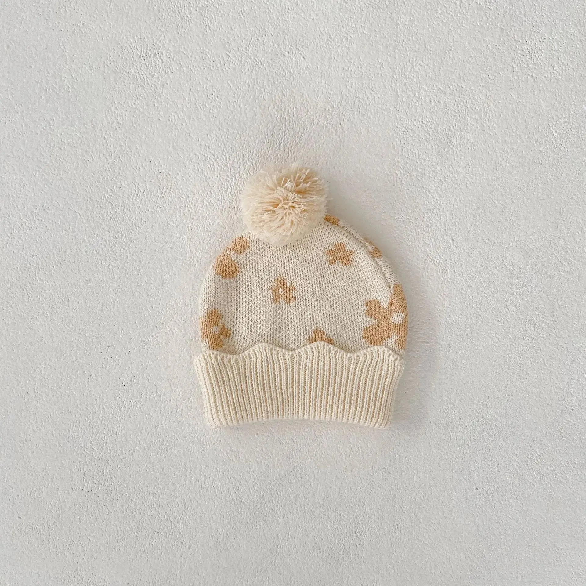 Knitted Beige Jumper & Leggings Set