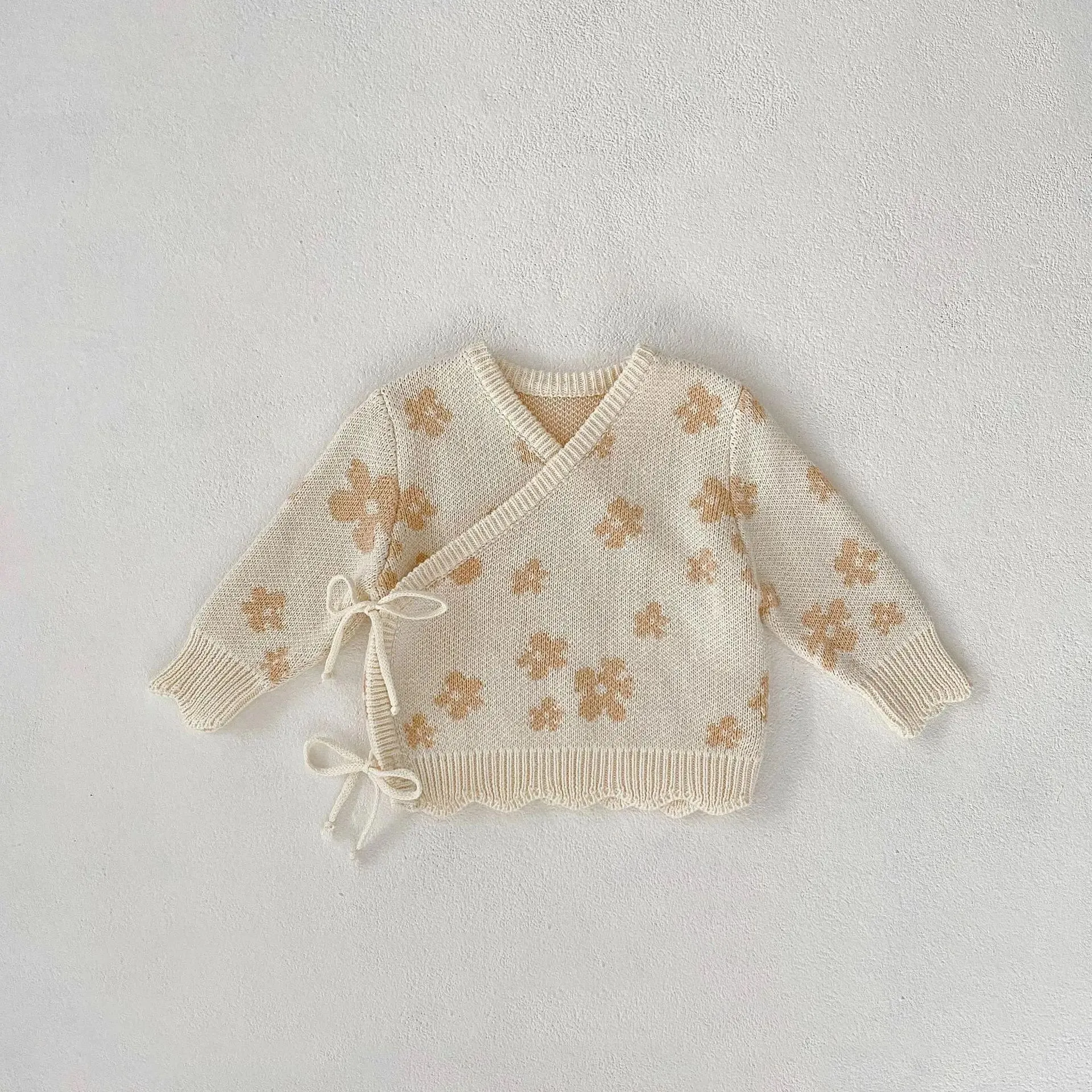 Knitted Beige Jumper & Leggings Set