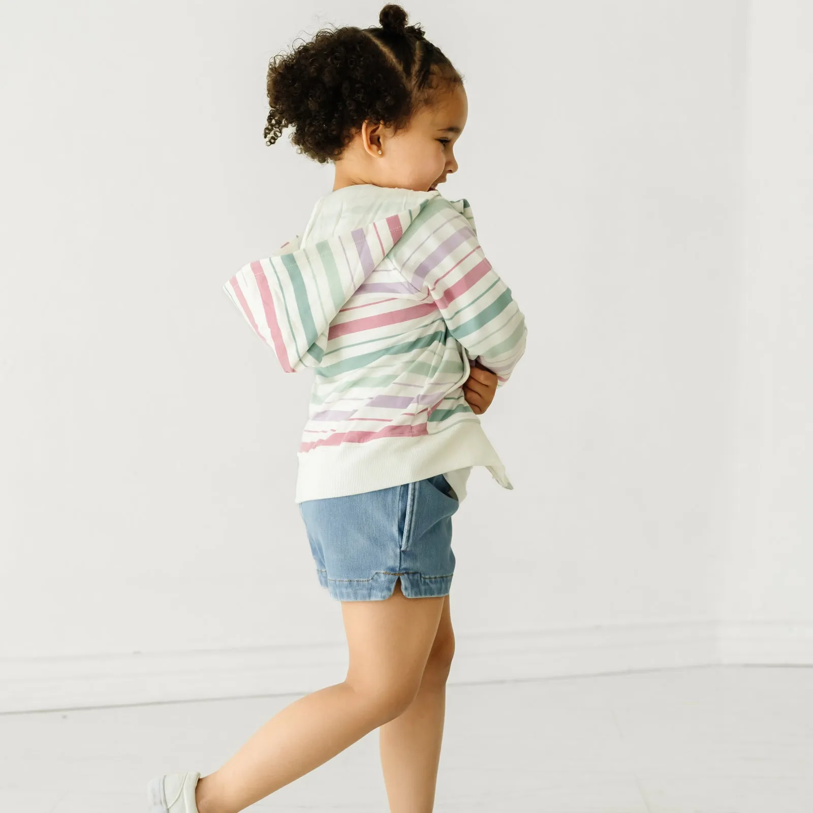 Light Blue Denim Shorts