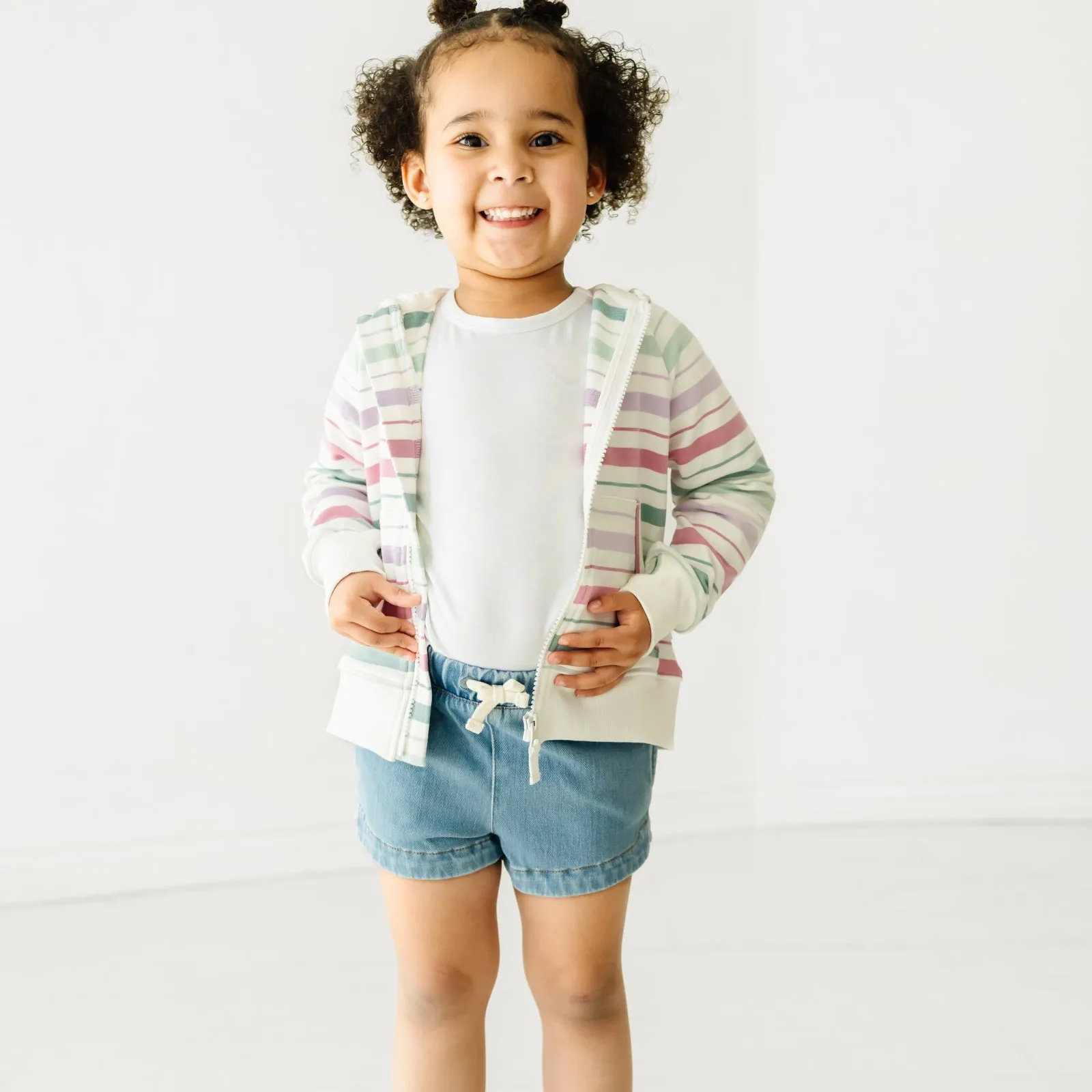 Light Blue Denim Shorts