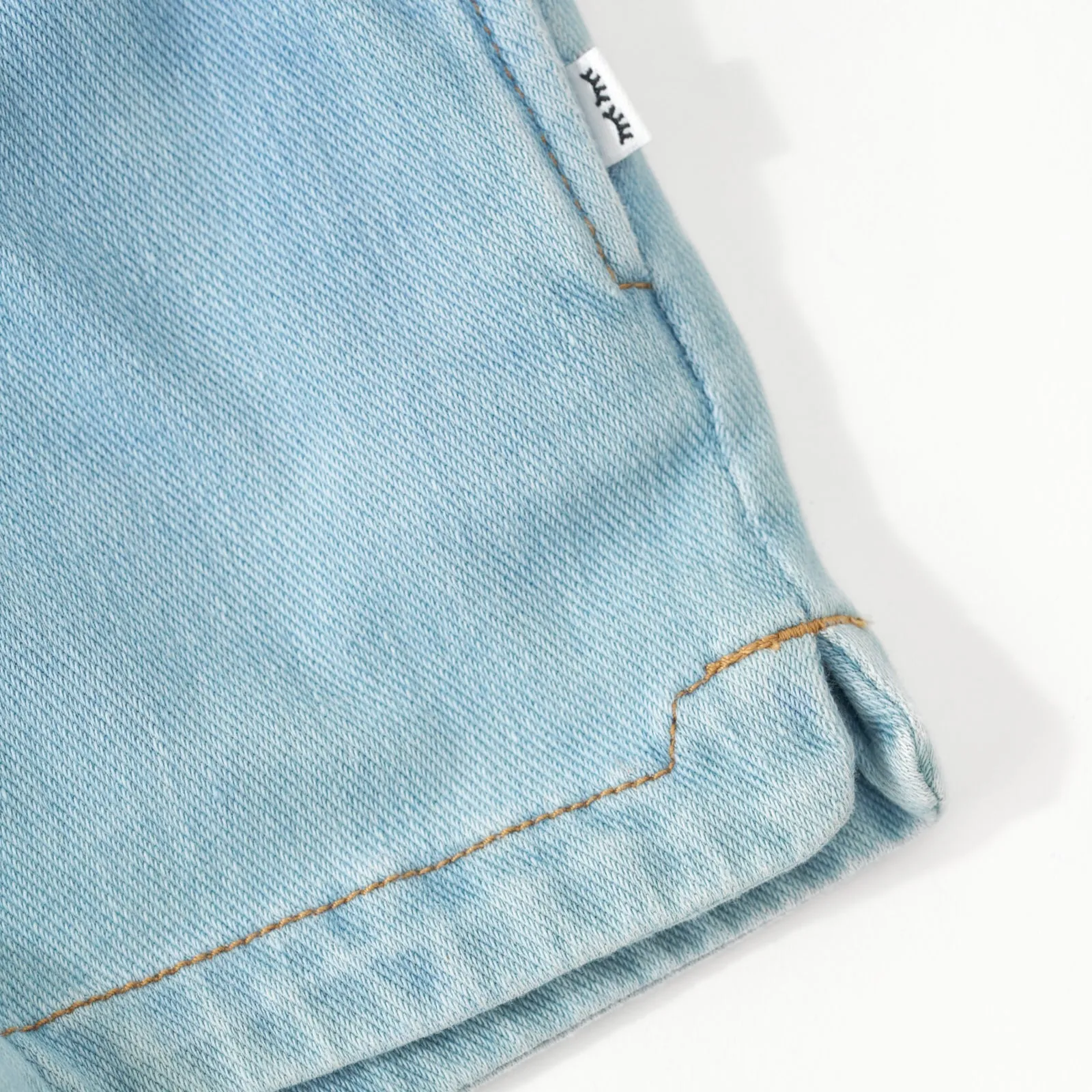 Light Blue Denim Shorts