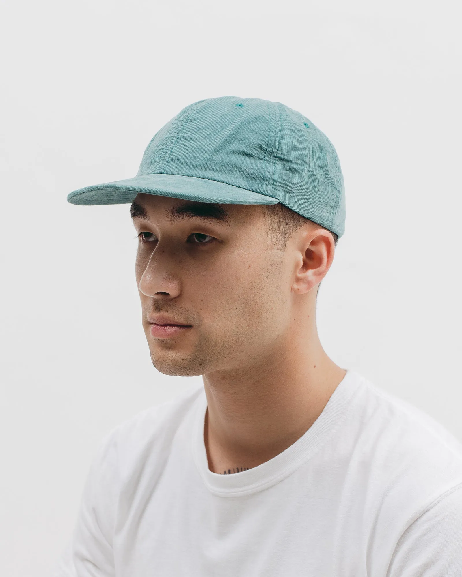 Light Corduroy Cap - Dusty Teal